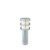 Stockholm IP65 Frosted Glass Bollard Light - Galvanised-1