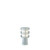 Stockholm IP65 Frosted Glass Bollard Light - Galvanised-2