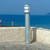 Stockholm IP65 Frosted Glass Bollard Light - Galvanised-4