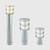 Stockholm IP65 Frosted Glass Bollard Light - Galvanised-6