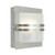 Bern IP54 Frosted Glass Wall Light - Galvanised