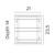 Stockholm IP54 Clear Glass Flush Wall Light - Black-2