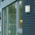 Stockholm IP54 Opal Glass Flush Wall Light - Galvanised-3