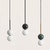 Dalt Twin Globes Green Marble Glass Pendant-2