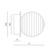 Doul Clear Striped Glass Wall Light - Aged Gold-5