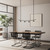 Tana 4 Light Minimalist LED Pendant - Matt Black-2