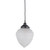 Asheville Frosted Glass Cord Pendant - Patina-1