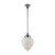 Asheville Frosted Glass Rod Pendant - Chrome-2