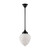 Asheville Frosted Glass Rod Pendant - Patina-2