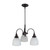 Benson 3 Light Bronze Down-Facing Pendant Chandelier-1