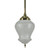 Cambridge Victorian Glass Rod Pendant - Polished Brass