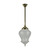 Cambridge Victorian Glass Rod Pendant - Polished Brass-1