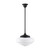 Chateau Gloss Opal Glass Rod Pendant - Patina-3
