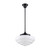 Chateau Gloss Opal Glass Rod Pendant - Patina-4