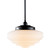 Chateau Matt Opal Glass Rod Pendant - Patina