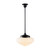 Chateau Matt Opal Glass Rod Pendant - Patina-1