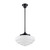 Chateau Matt Opal Glass Rod Pendant - Patina-4
