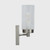 Chester Brushed Nickel Solo Glass Wall Light-3