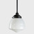 Domec Gloss Opal Glass Rod Pendant - Patina-3