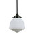 Domec Matt Opal Glass Rod Pendant - Patina