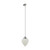 Empire Matt Opal Glass Cord Pendant - Chrome-2