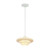 Haywood Gloss Opal Glass Cord Pendant - White-1
