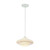 Hornby Gloss Opal Glass Cord Pendant - White-1
