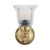 Kline Classic Clear Glass Wall Light - Polished Brass-2