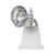 Kline Classic Frosted Glass Wall Light - Chrome-1
