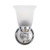 Kline Classic Frosted Glass Wall Light - Chrome-2