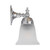 Kline Classic Frosted Glass Wall Light - Chrome-5