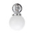 Koscina Round Opal Glass Wall Light - Chrome-3