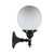 Koscina Round Opal Glass Wall Light - Patina