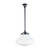 Lincoln Gloss Opal Glass Rod Pendant - Patina-3