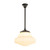 Lincoln Matt Opal Glass Rod Pendant - Patina-2