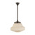 Lincoln Matt Opal Glass Rod Pendant - Patina-3