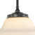 Lincoln Matt Opal Glass Rod Pendant - Patina-5