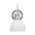 Loxton Bowl Opal Glass Wall Light - Chrome-3