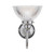 Loxton Bowl Clear Glass Wall Light - Chrome-2