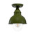 Parkway IP44 Barn Under Eave Light - Olive Green-1