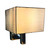 Manhattan Wall Lamp with Black Paragon Shade-1