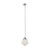 Premier Matt Opal Glass Cord Pendant - Chrome-2