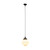Premier Matt Opal Glass Cord Pendant - Patina-2