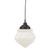 Premier Matt Opal Glass Cord Pendant - Patina-4