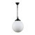 Sphere Gloss Opal Glass Chain Pendant Light - Patina-1