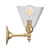 Waubra Cone Clear Glass Wall Light - Polished Brass-2