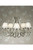Luxuria 5 Light Chandelier in White