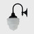Loxton Patina Wall Light with Senator Matt Opal Glass Shade-1