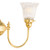 Luke 3 Light Bell Clear Glass Uplight Pendant - Brass-7