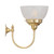 Luke Solo Bell Frosted Glass Wall Light - Brass-2